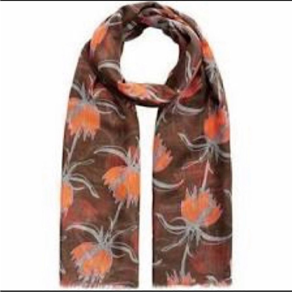 India Hicks Crown Imperial Scarf - Flamingo